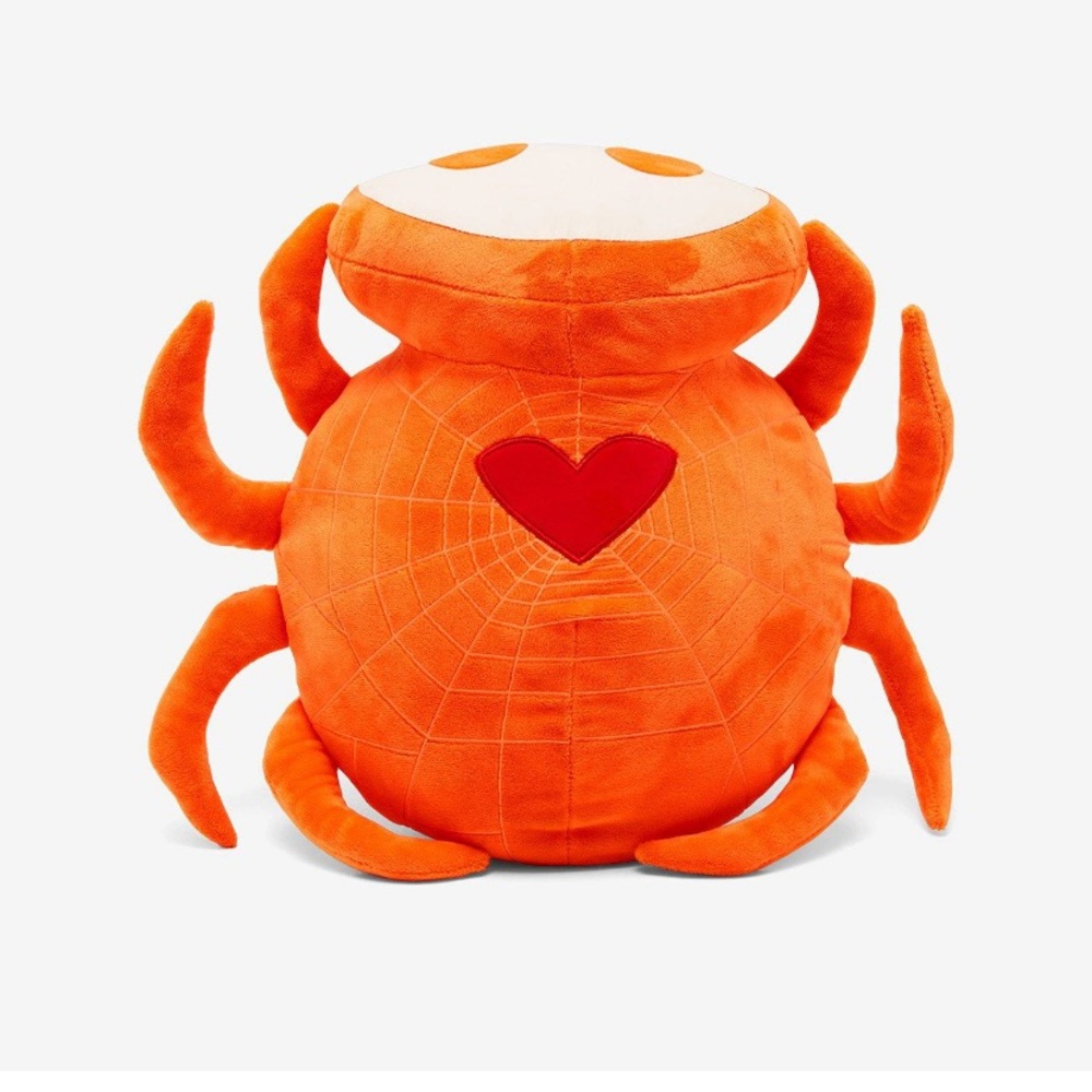 Skelanimals Orange Timmy Glow-In-The-Dark Plush Backpack Hot Topic Halloween